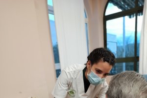 Interior de la residencia de Pechina.