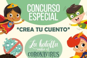 Cartel del Concurso Especial Crea tu Cuento de editorial GEU.