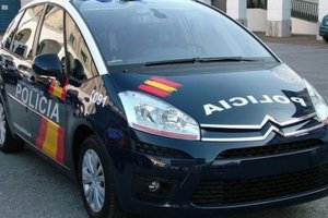 Imagen de archivo de un coche de la Policía Nacional. Imagen de archivo de un coche de la Policía Nacional.