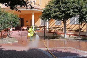 Desinfección en el municipio de Adra.