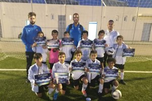 Equipo benjamin TAE que compite en la 2ª Andaluza.