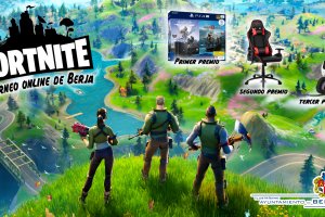 Cartel anunciador del Torneo de Fortnite de Berja.