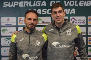 Manolo Berenguel y Jorge Almansa en el Moisés Ruiz.