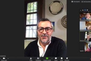 Imagen del pleno virtual del Ayuntamiento de Serón.