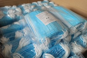 Mascarillas enviadas a Almería.