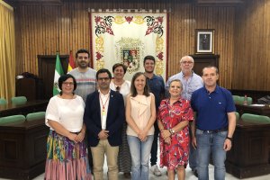 Miembros del equipo de Gobierno del Ayuntamiento Huércal-Overa.