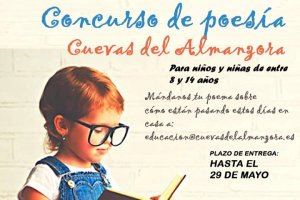 Cartel del Concurso de Relatos organizado por el Ayuntamiento de Cuevas del Almanzora.