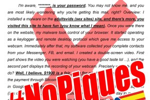 Los agentes recomiendan desconfiar siempre de este tipo de correos electrónicos.