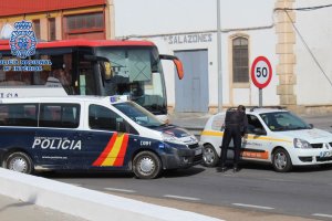 Todo ocurrió en un control de la Policía Nacional.