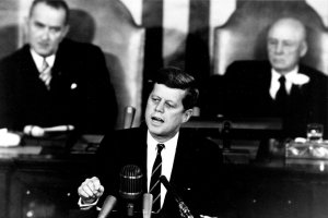 El presidente norteamericano John F. Kennedy.