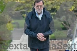 Rajoy, en una de las imágenes difundidas por laSexta.
