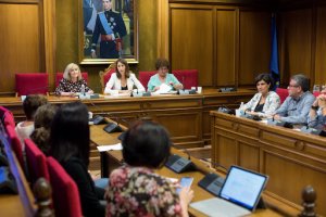 Reunión del Consejo Provincial de Mujeres, en una imagen de archivo.