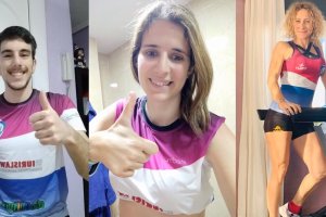 Reuniones telemáticas para hacer entrenamientos.