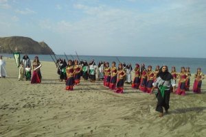 Moros y Cristianos en las fiestas de San Antonio de 2015.