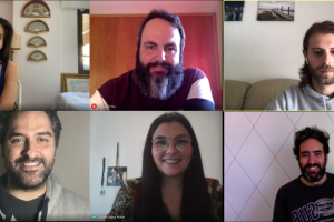 Jóvenes que han creado la app.