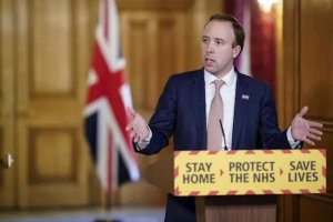 El ministro de Salud británico, Matt Hancock.