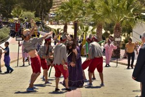 Imagen actual de la representación en el municipio del Levante almeriense (Foto: José Guerrero).