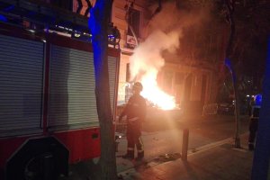 Incendio en la calle Antonio González Egea