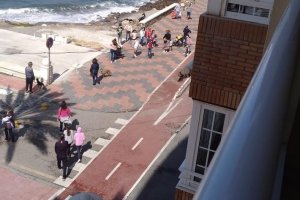 Imagen del Paseo Marítimo de Almería que se hizo viral en Twitter.