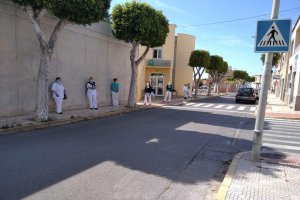 Todas las auxiliares se han sometido a la prueba de test rápido en el Centro de Salud de La Puebla de Vícar.