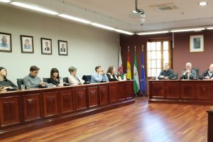 Parte del equipo de Gobierno en uno de los últimos Plenos celebrados.