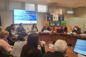 Irene Lozano, en una reunión anterior con las federaciones deportivas. / CSD