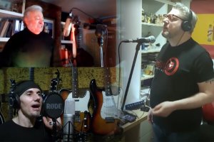 Una imagen del vídeo que ha reunido a más de 30 músicos almerienses junto al grupo Los Lagartos.