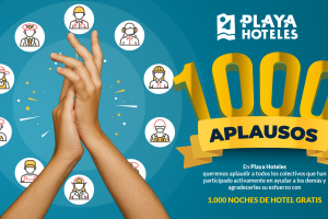 Imagen del cartel de la campaña 1.000 aplausos.