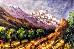 Pintura obra de la autora Julia Poves.