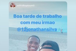 La foto que ha subido Kaptoum con Jonathan.