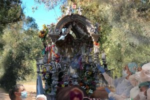 Fragmento del cartel rociero de Almería.