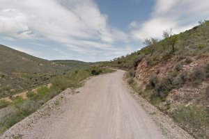 Camino de la Sierra, en Felix, donde ha ocurrido el accidente.