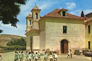 Imagen del santuario de Nuestra Señora de Gádor en tiempos pasados.