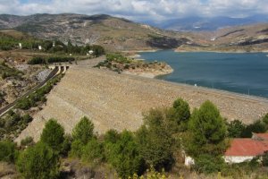 El pantano de Benínar, uno de los recursos hídricos de la provincia.