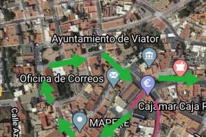 Plano de la reestructuración de las calles.