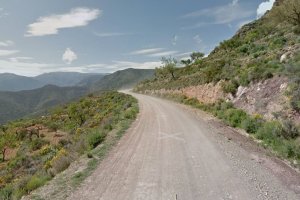 Captura de pantalla del camino de tierra en el que ocurrieron los hechos.