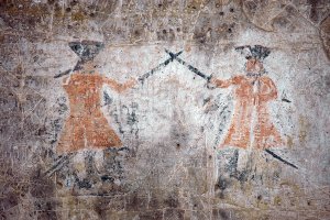 En las escenas retratadas aparecen indumentarias de mediados de la centuria ilustrada (Foto: Antonio Gil Albarracín).