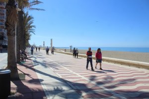 Imagen del Paseo Marítimo de Almería.