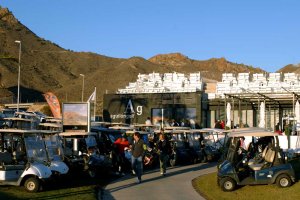 Instalaciones  de Aguilón Golf, en el Pilar de Jaravía de Pulpí, en una imagen anterior al Estado de Alarma.