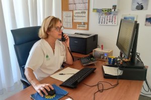 Atención sanitaria vía telefónica.