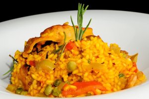 Arroz con conejo en el menú de hoy