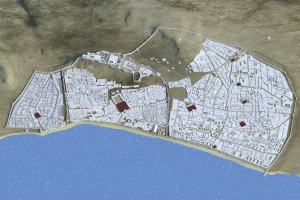 Recreación de la Almería medieval en la que se desarrollaron los hechos de la anterior pandemia.