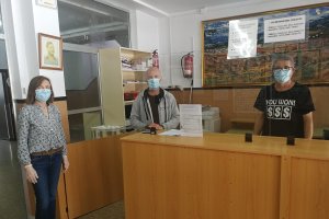 La alcaldesa comprueba la adaptacion de espacios y dotación de material en el CEIP Príncipe Felipe.