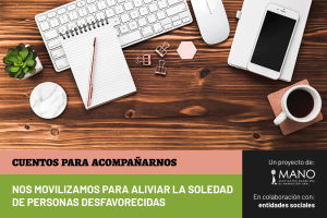 Una iniciativa para contar y acompañarnos, proyecto de MANO, Asociación Madrileña de la Narración Oral.