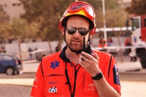 Félix del Ojo, médico del 061 en Almería.