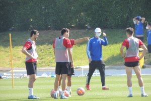 Guti con el OK este viernes en el campo Anexo.