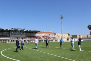 Visita del Director General de Deportes de la Región de Murcia, Fran Sánchez.