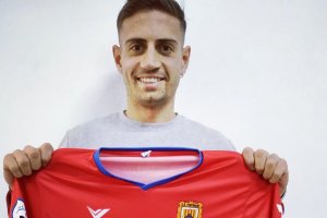 José Antonio con la camiseta del Portmany.