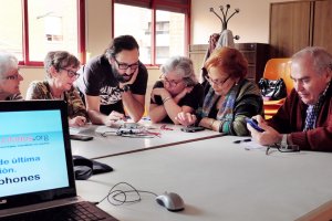 Imagen de una de las actividades de la Fundación Cibervoluntarios