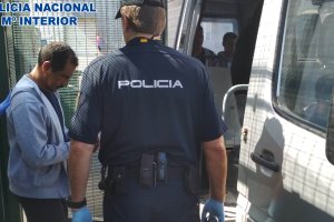 Imagen de uno de los detenidos en la operación de la Policía Nacional.